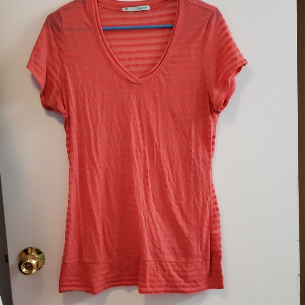 Striped tee for layering